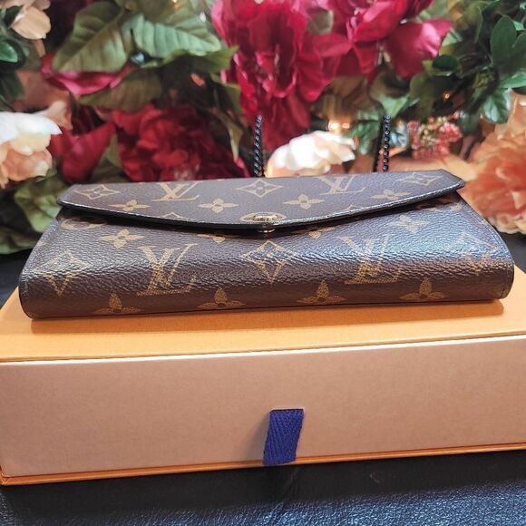 Louis Vuitton Sarah  WalletMonogram Coquelicot Lining box and dustbag Pr… - Picture 6 of 17